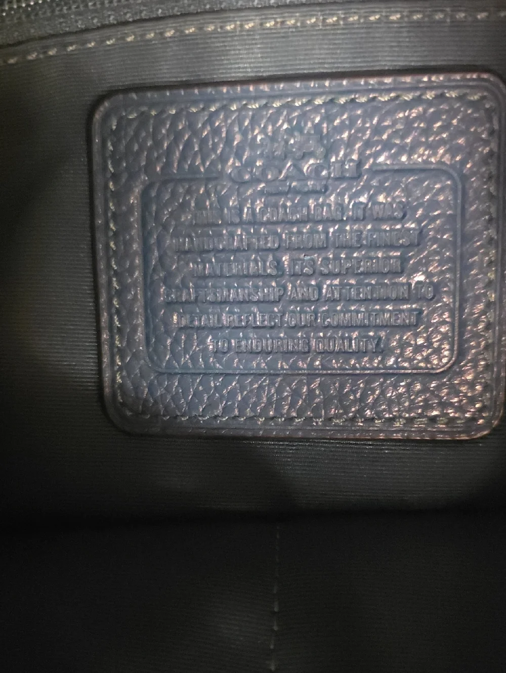 Coach Hadley  Teal Blue Hobo Shoulder / Crossbody